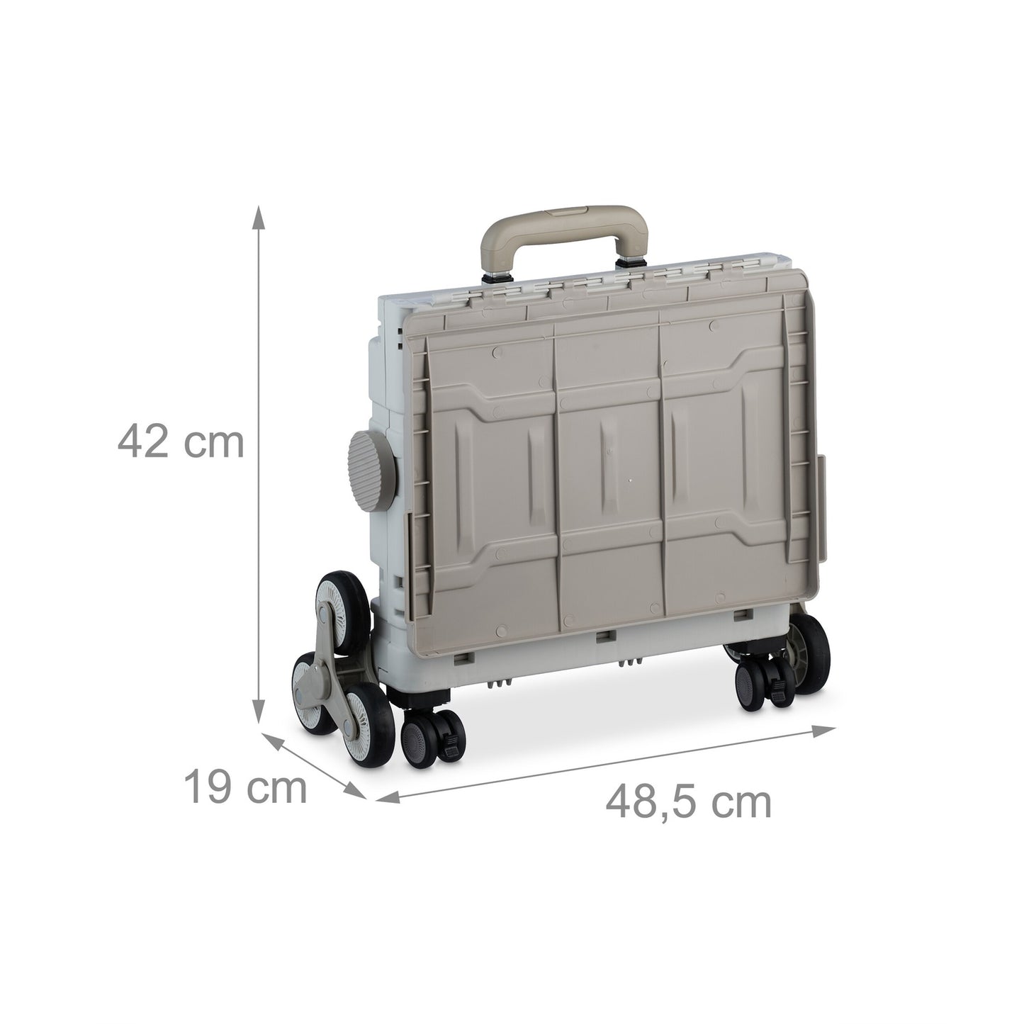 Shopping trolley for stair transport