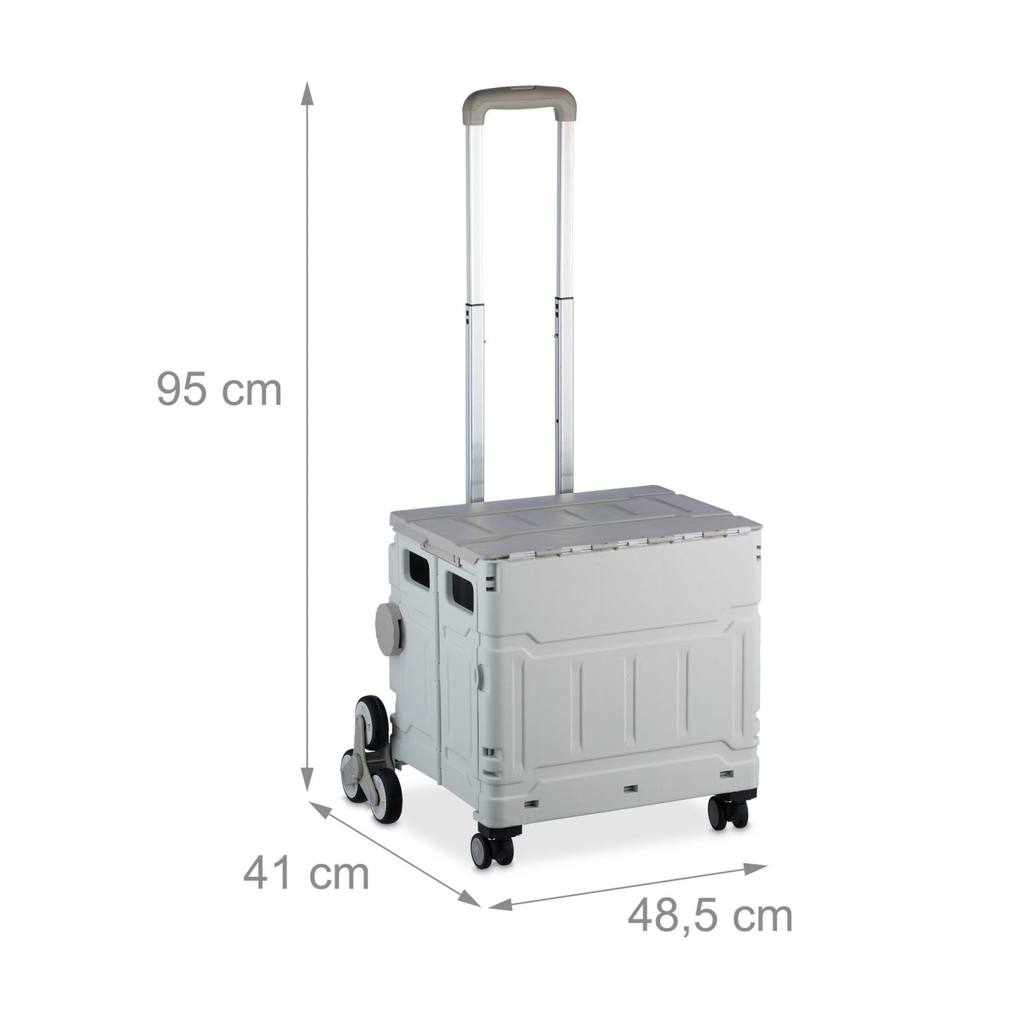Shopping trolley for stair transport