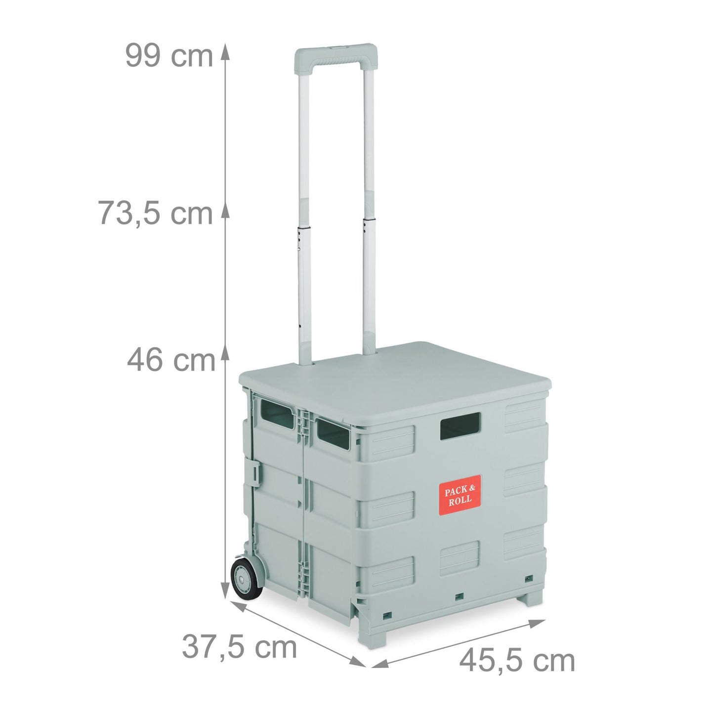 Shopping trolley with cover