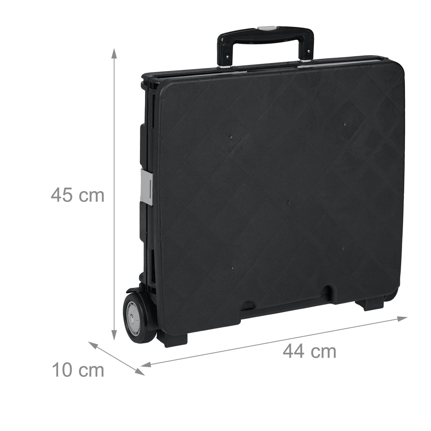 Shopping trolley with lid