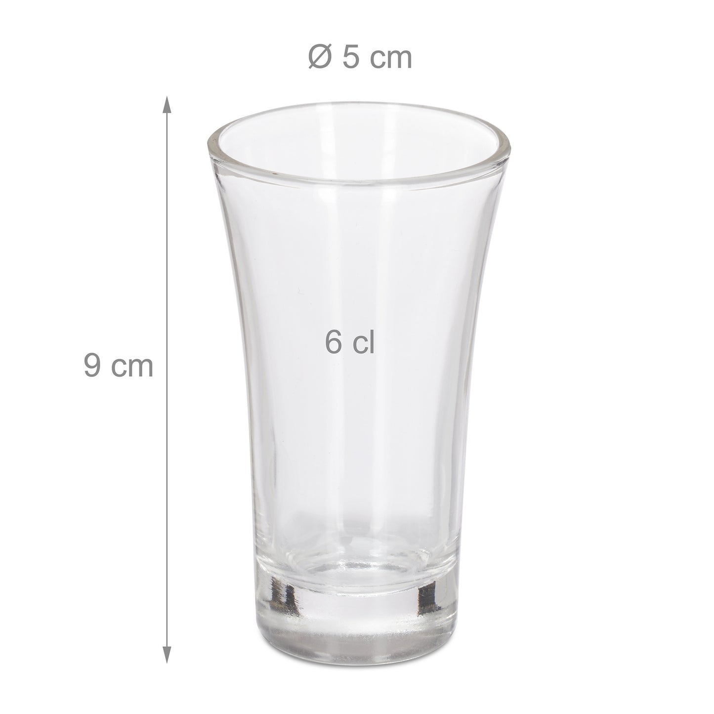 Shot glasses in sets of 6