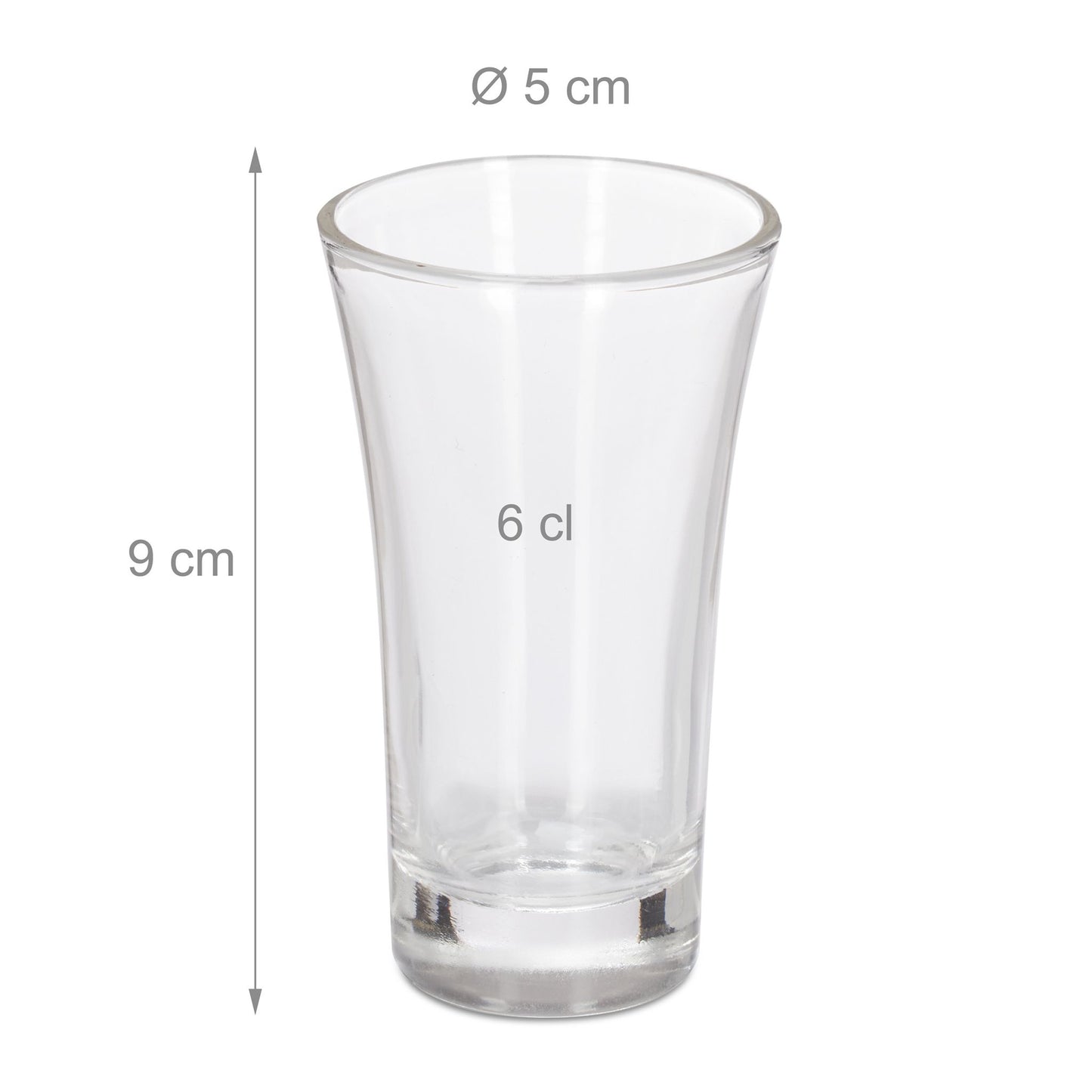 Shot glasses in sets of 6