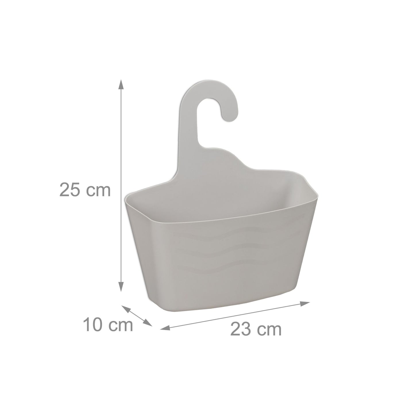 Shower basket set of 3 25 cm