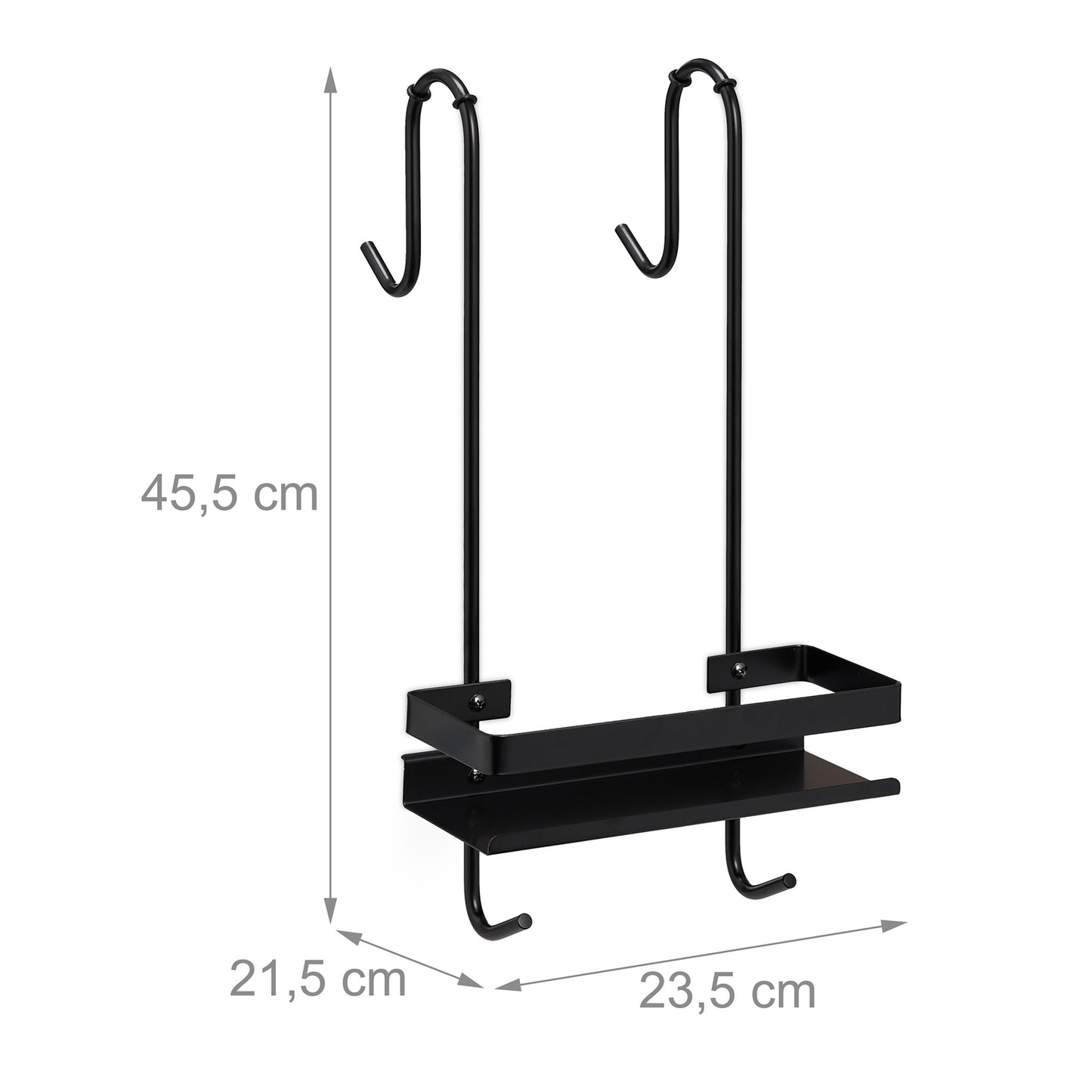 Shower cabin to hang black