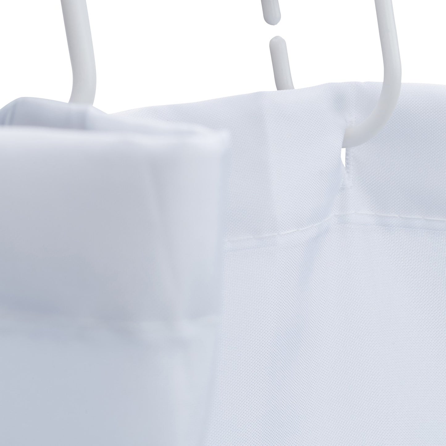 Shower curtain stone tower and water 180x180