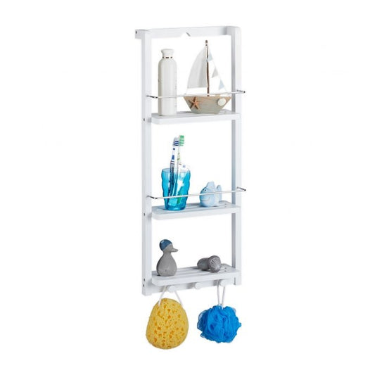 Shower shelf white