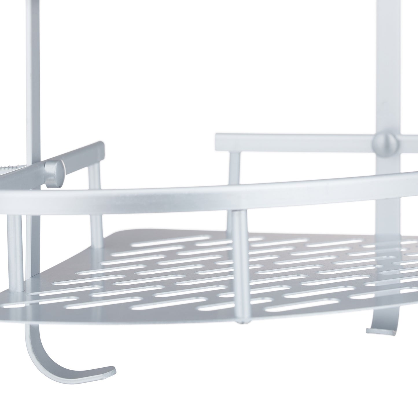 Shower shelf with 2 shelves