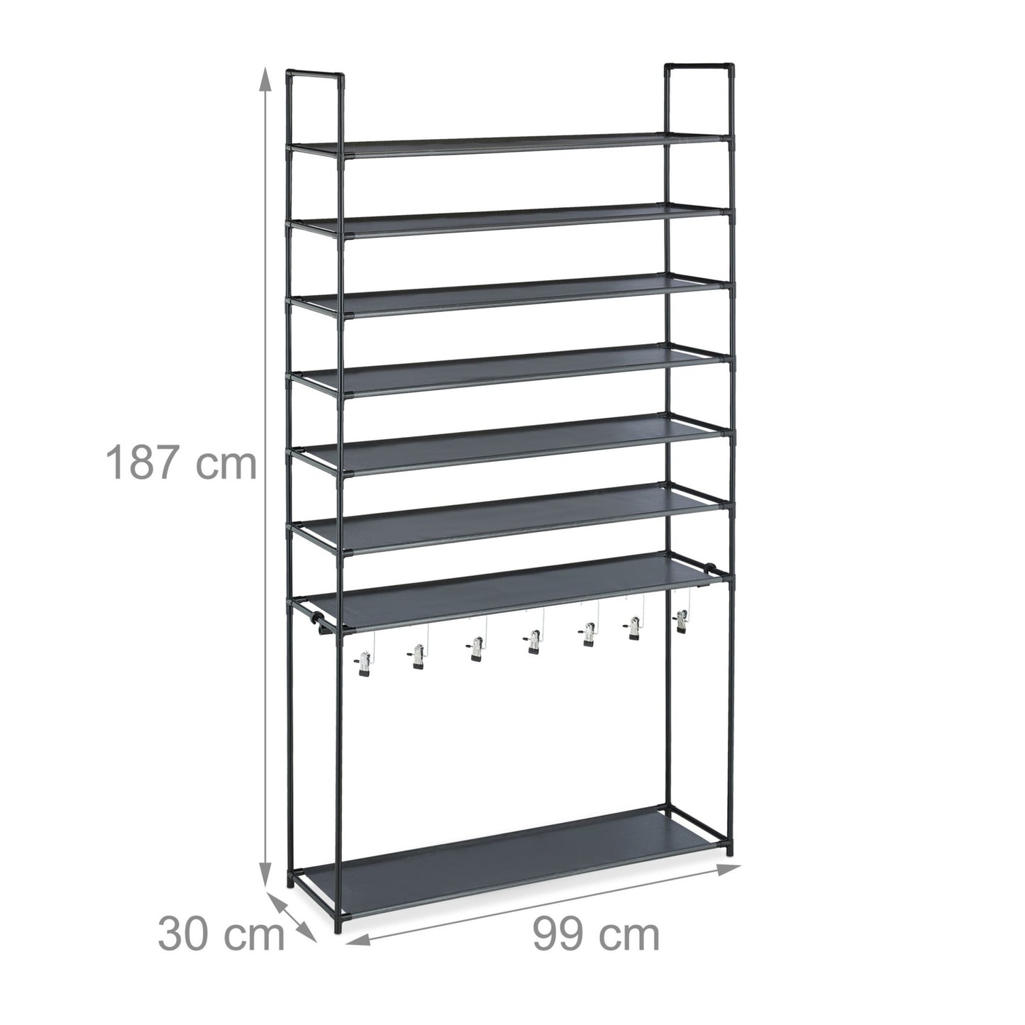 Shower tray to hang up