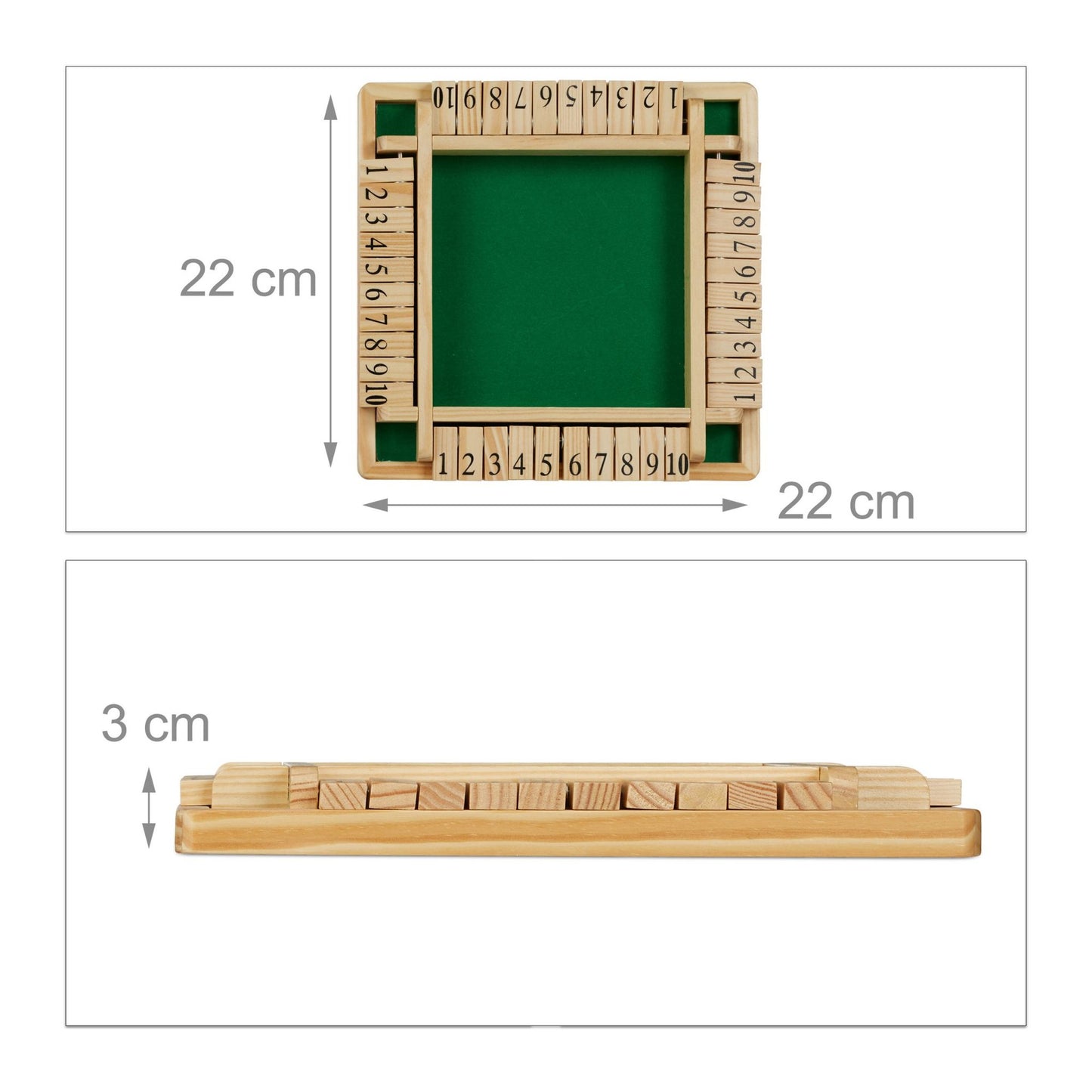 Shut The Box Dice Game