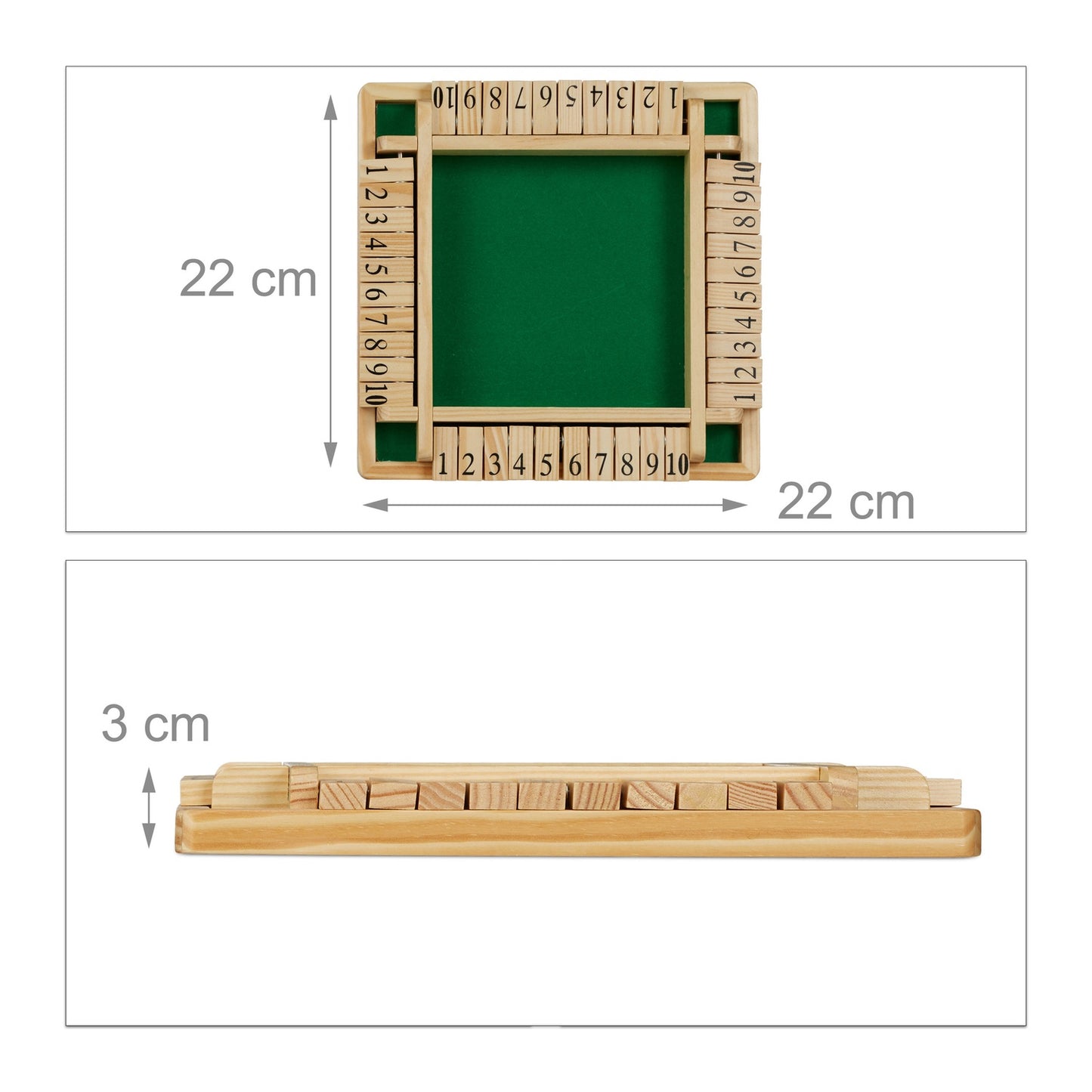 Shut The Box Dice Game