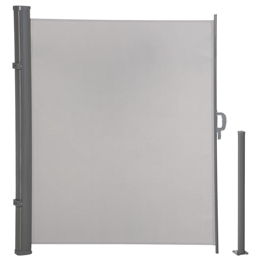 Side awning 300x160cm UV50+ Privacy protection, Grey