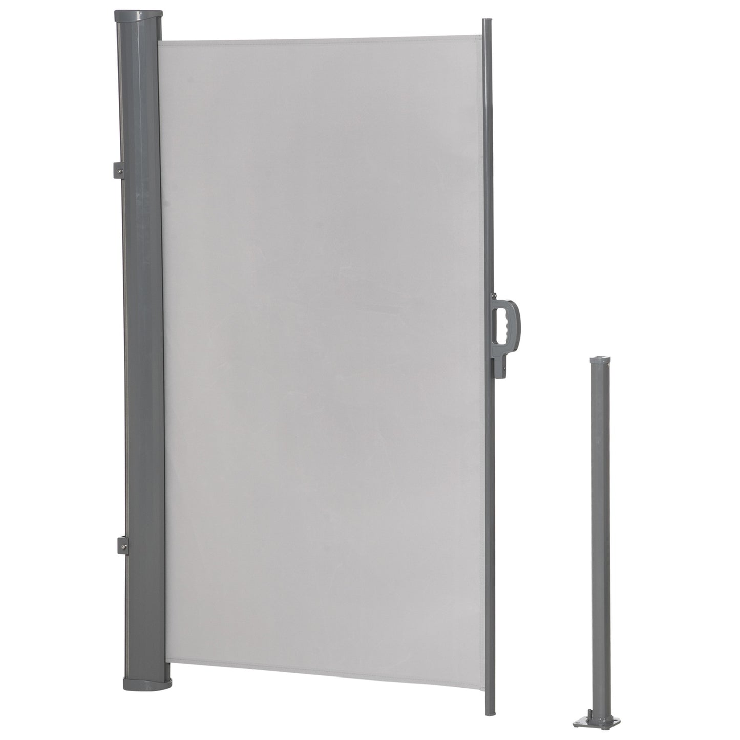 Side awning 300x160cm UV50+ Privacy protection, Grey