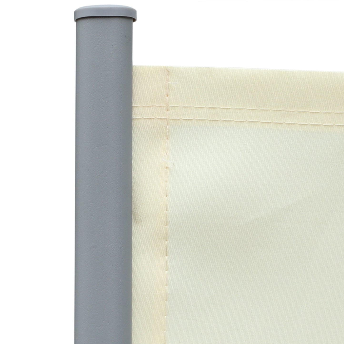 Side awning roller blind, UV-protective polyester, cream