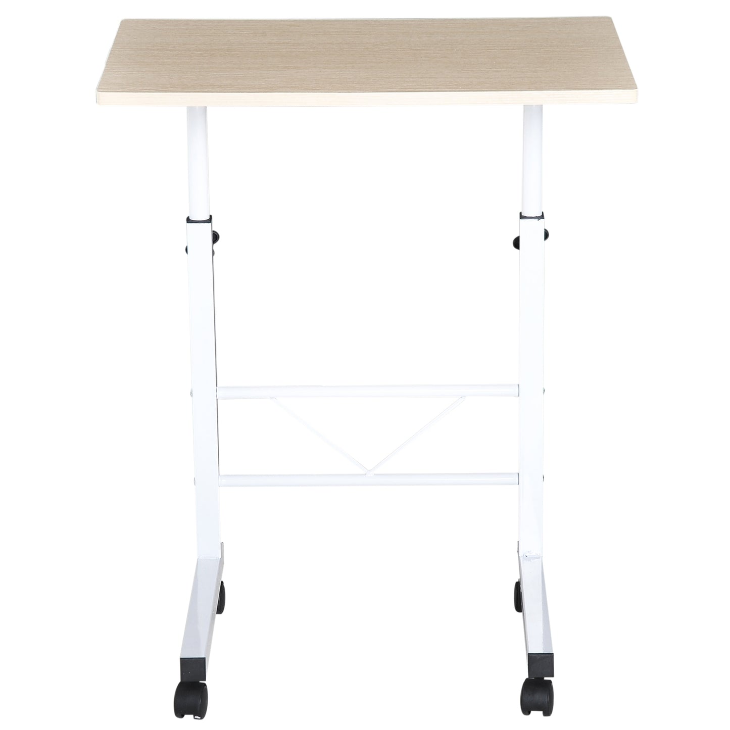 Adjustable side table with wheels - Multicolor chipboard
