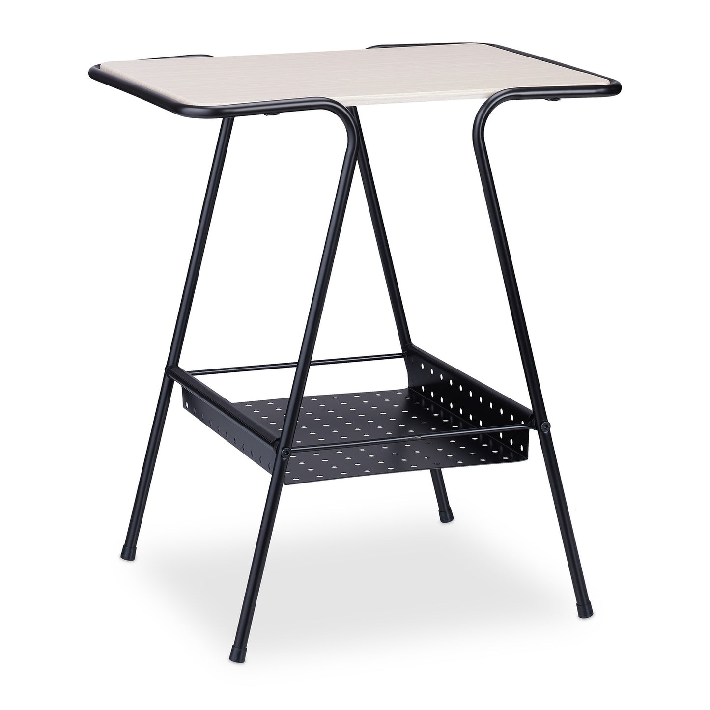 Side Table with Magazine Shelf