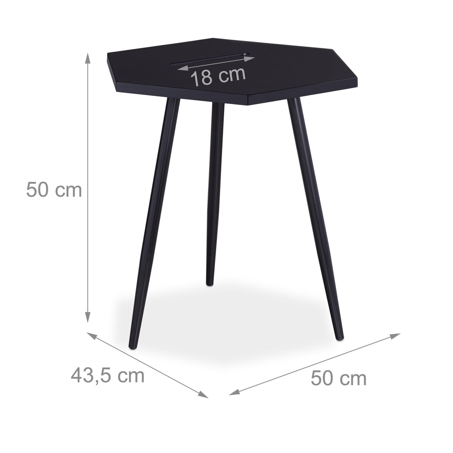 Side Table with Tablet Holder