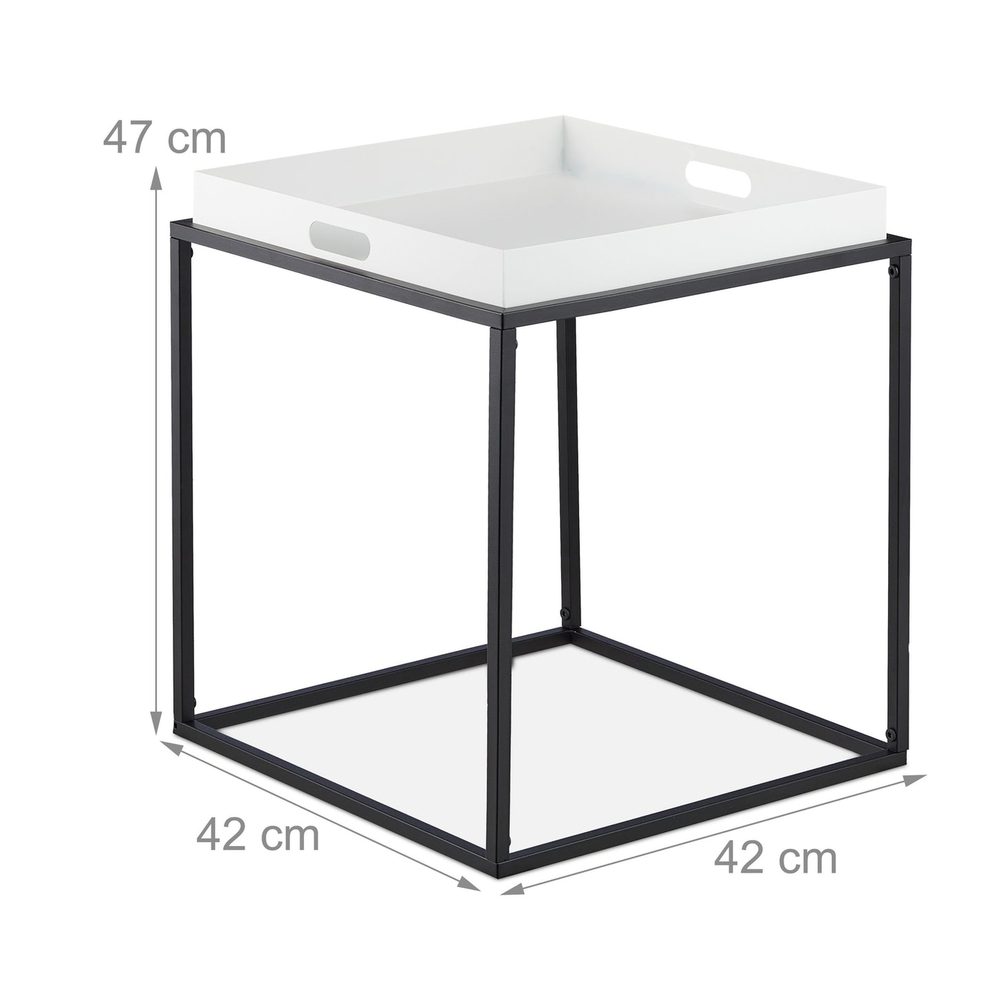 Side Table with Tray