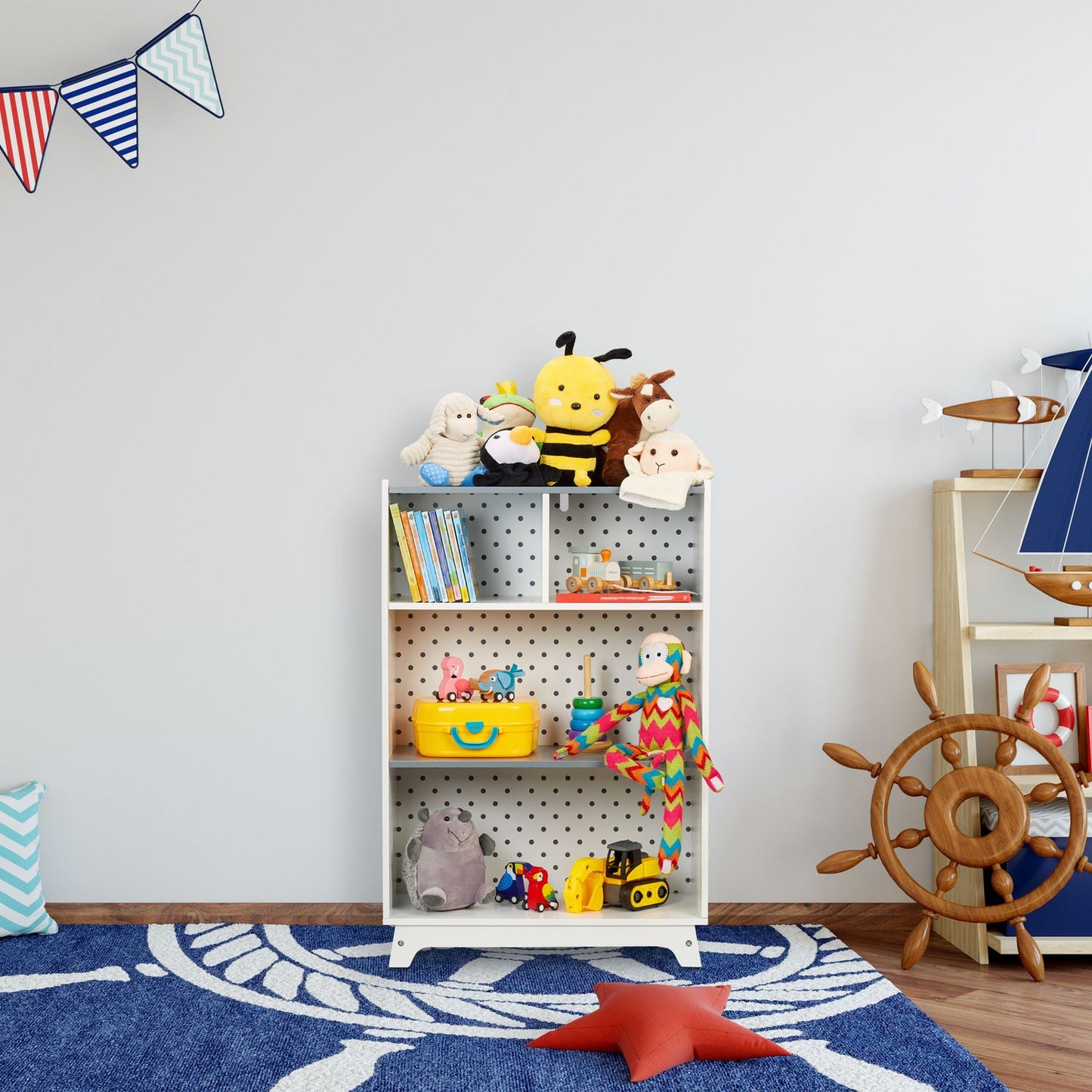 Sideboard for children 4 compartments