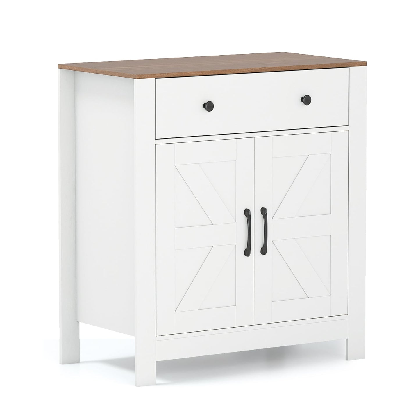 Sideboard with Adjustable Shelf, Drawer, and Doors
