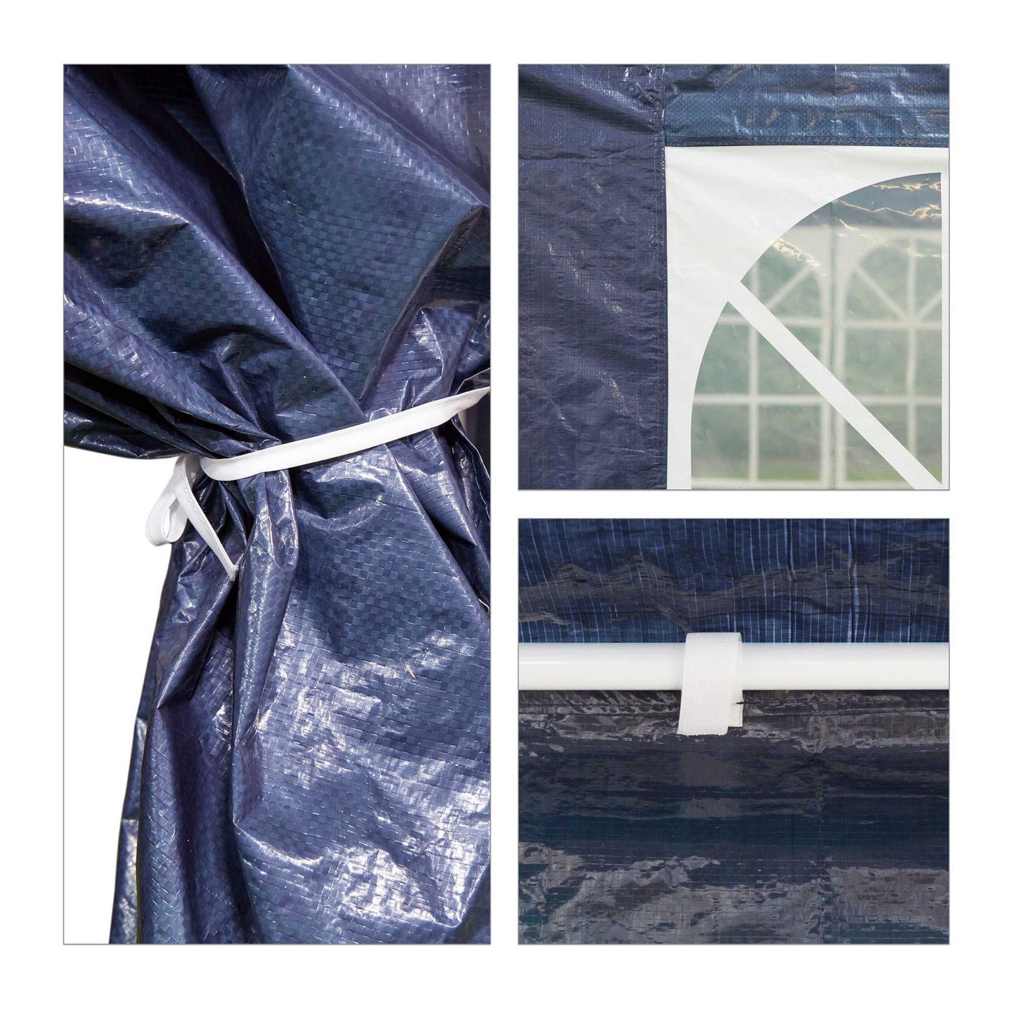 Side panels Blue Pavilion - set of 6