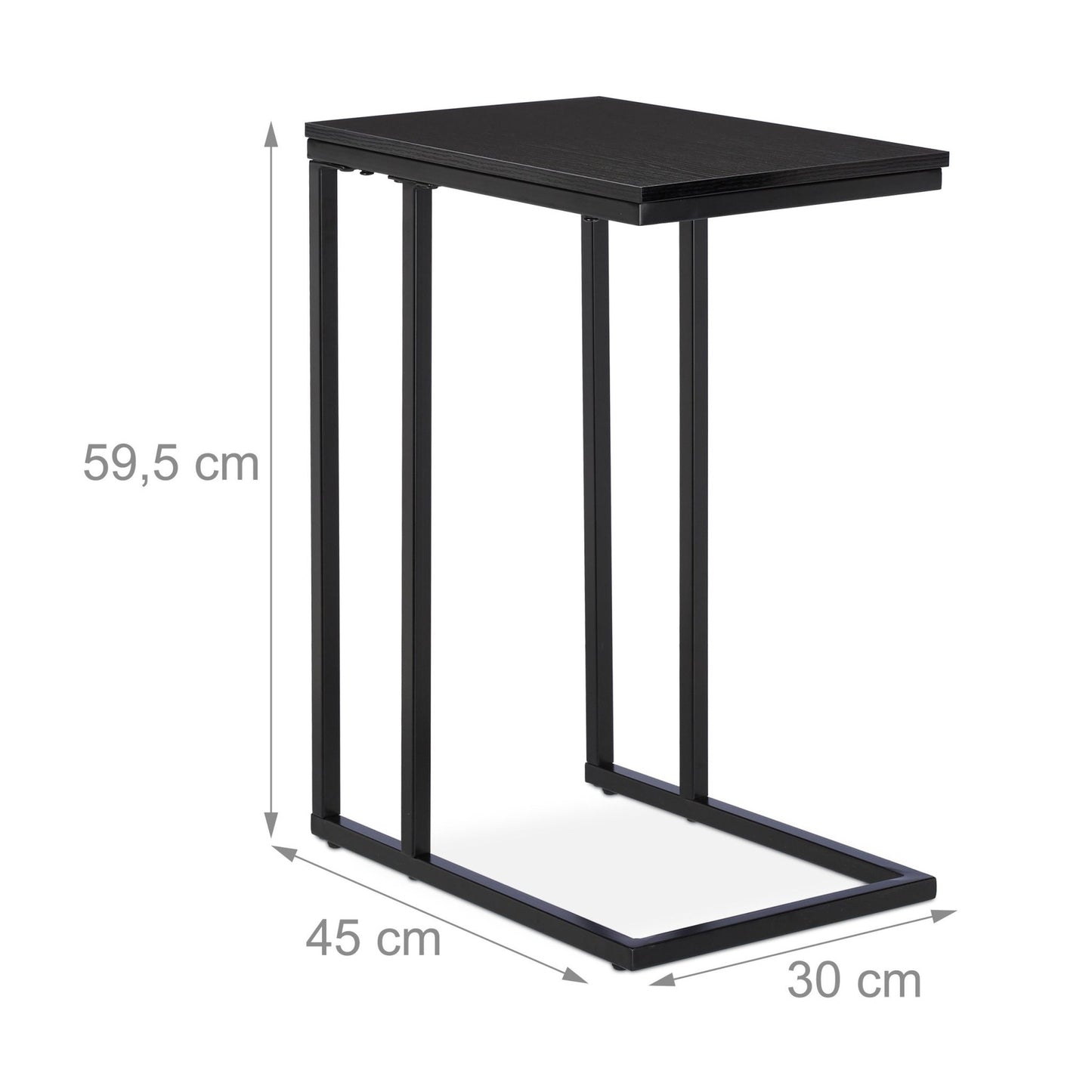 Side table black