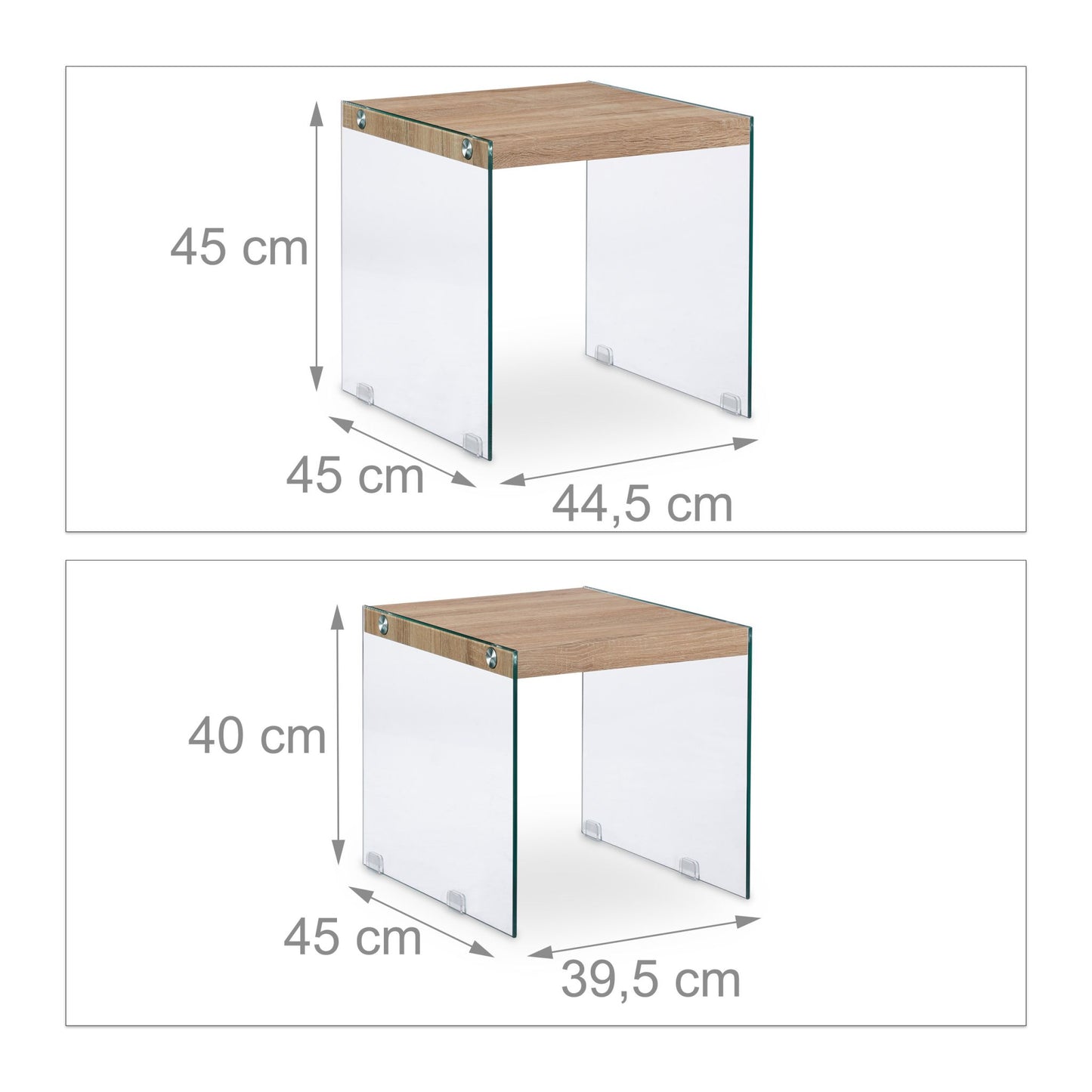 Side table in set of 2