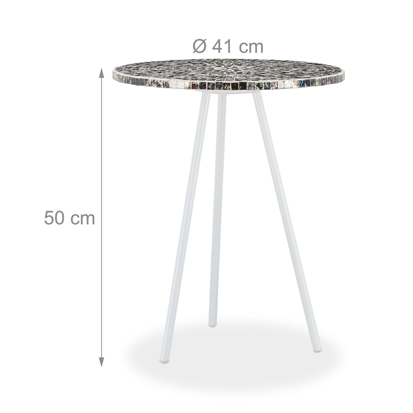 Side table mosaic