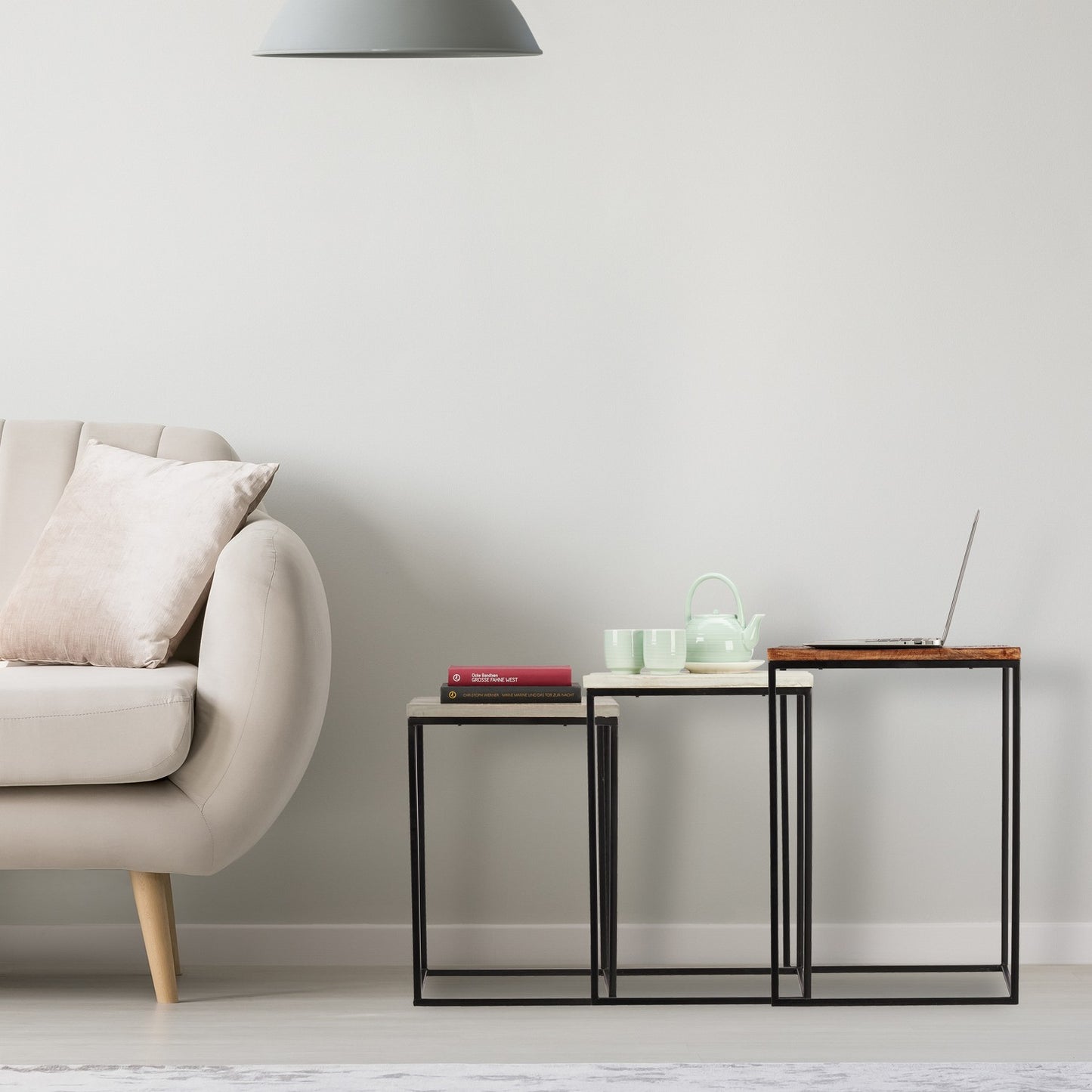 Side table set of 3