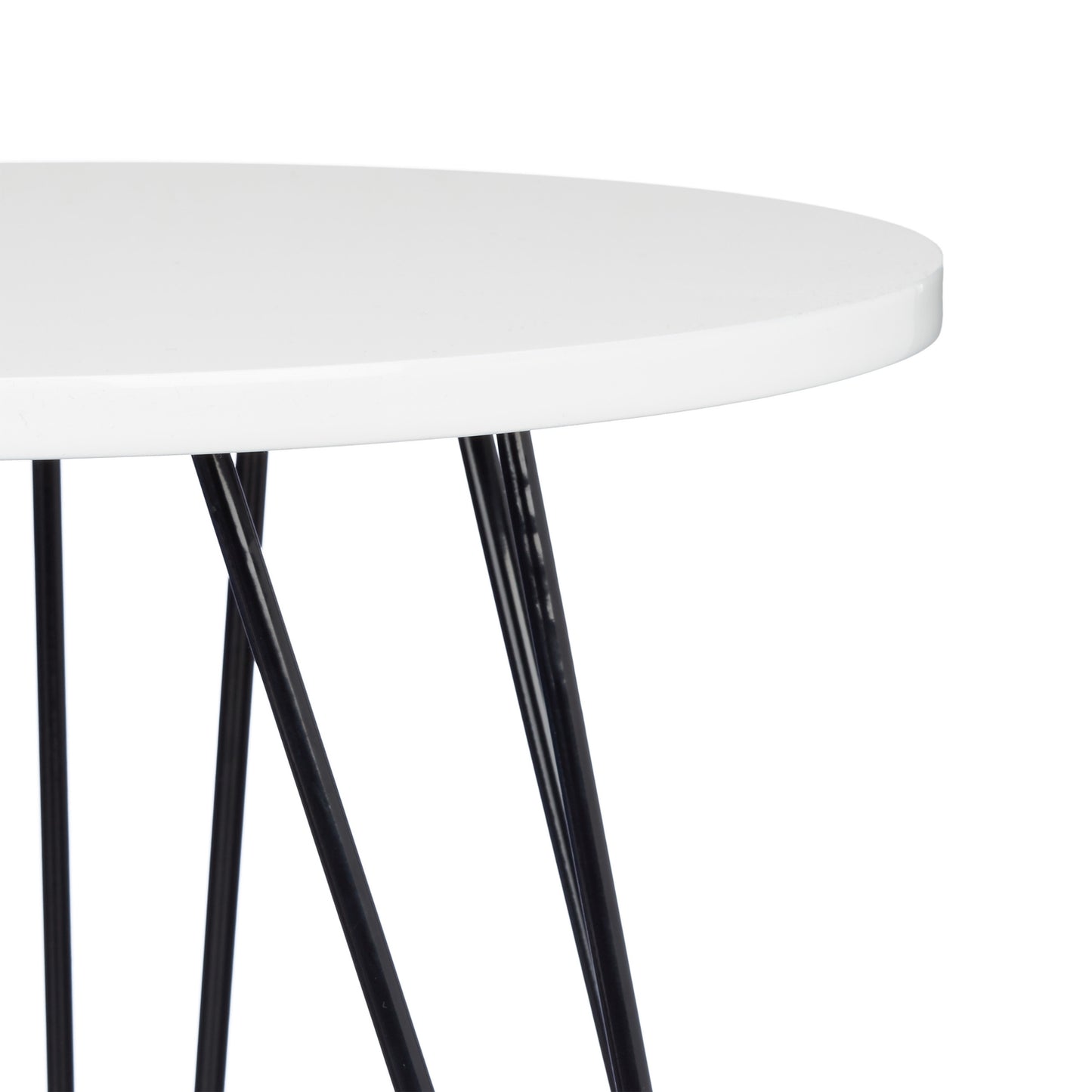 Side table white set of 2