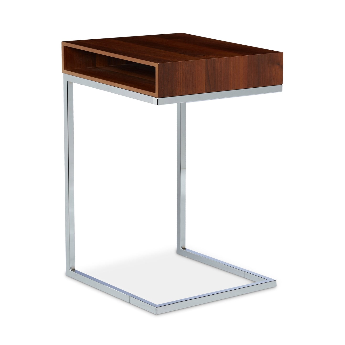 Side table with metal legs