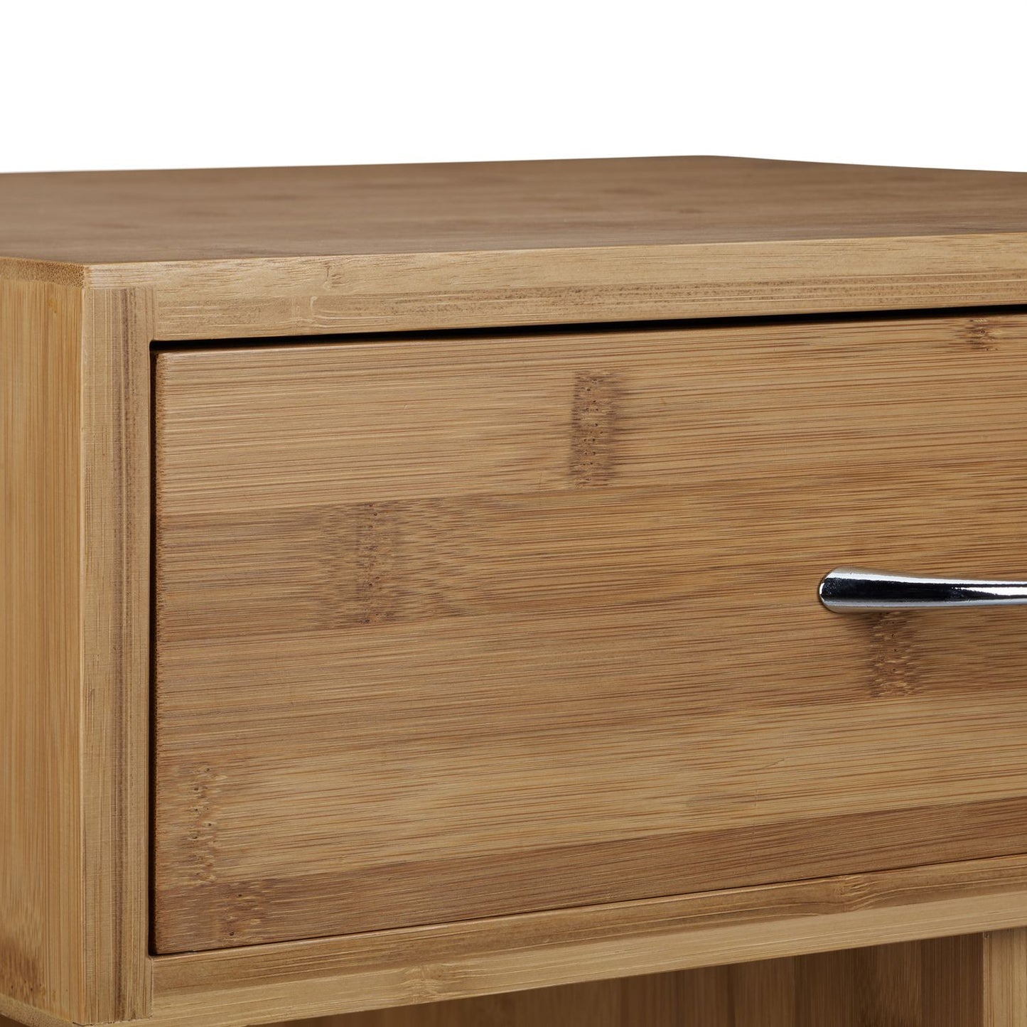 Side table with wheels