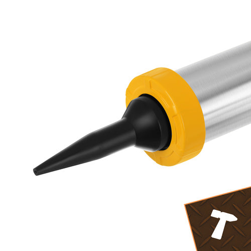 Silicone Caulking Gun 600ml with Nozzles & Spatulas