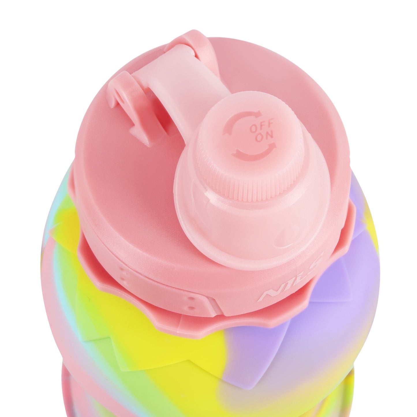 Silicone Folding Water Bottle, 700ml, Pink
