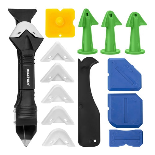 Silicone Spatula Set, 14 Pcs for Grout and Sealant Work