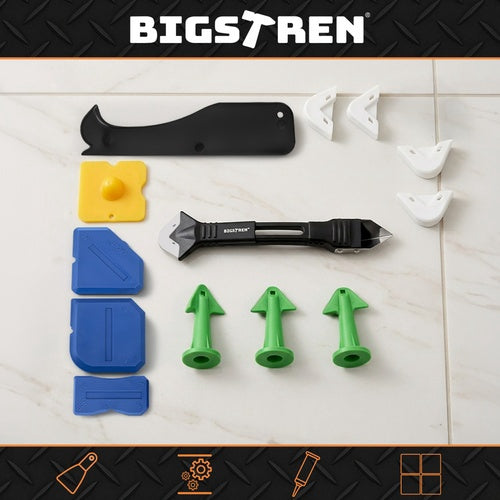 Silicone Spatula Set, 14 Pcs for Grout and Sealant Work
