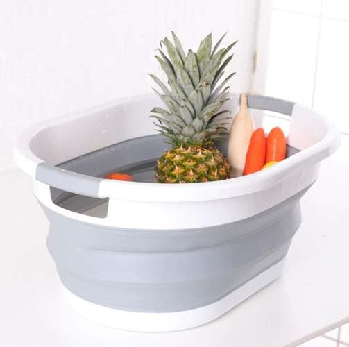 Silicone bowl - folding laundry basket