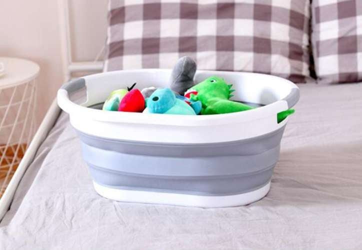 Silicone bowl - folding laundry basket