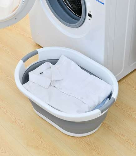 Silicone bowl - folding laundry basket