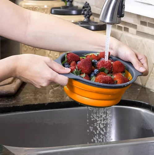 Silicone foldable bowl-colander Ruhhy 23253