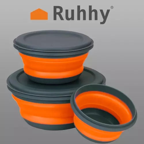 Silicone foldable bowls - 3 pcs. Ruhhy 20781
