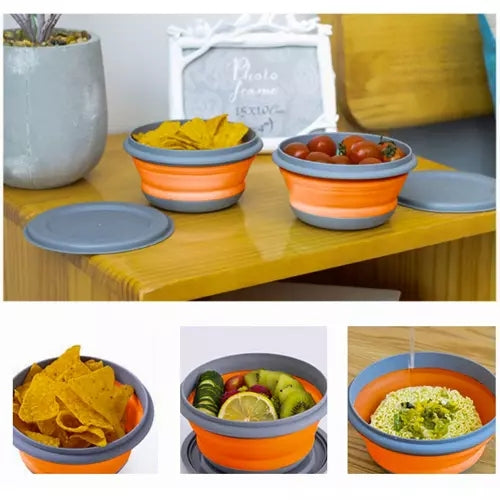 Silicone foldable bowls - 3 pcs. Ruhhy 20781
