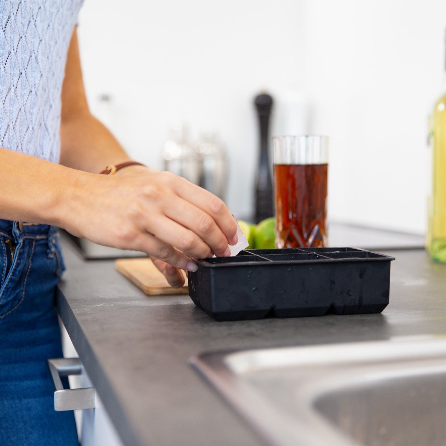 Silicone ice cube mold 3.5 cm