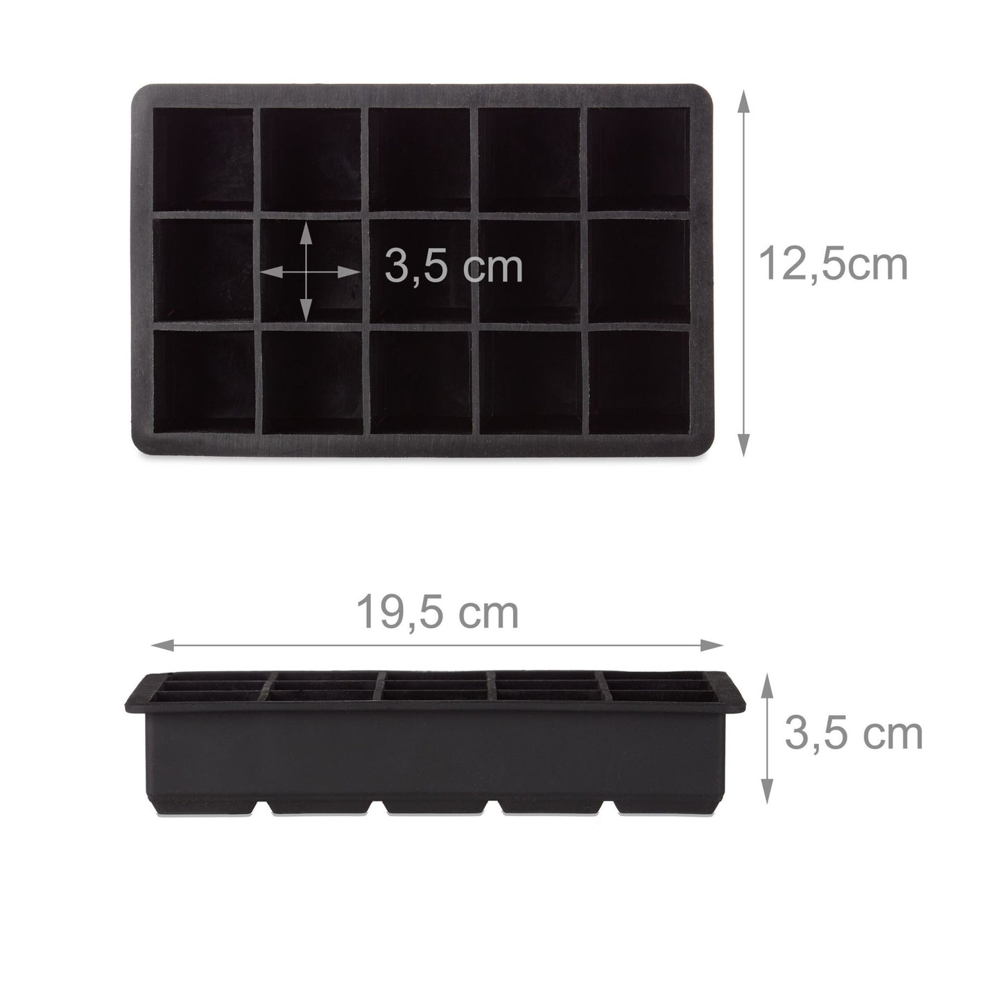Silicone ice cube mold 3.5 cm