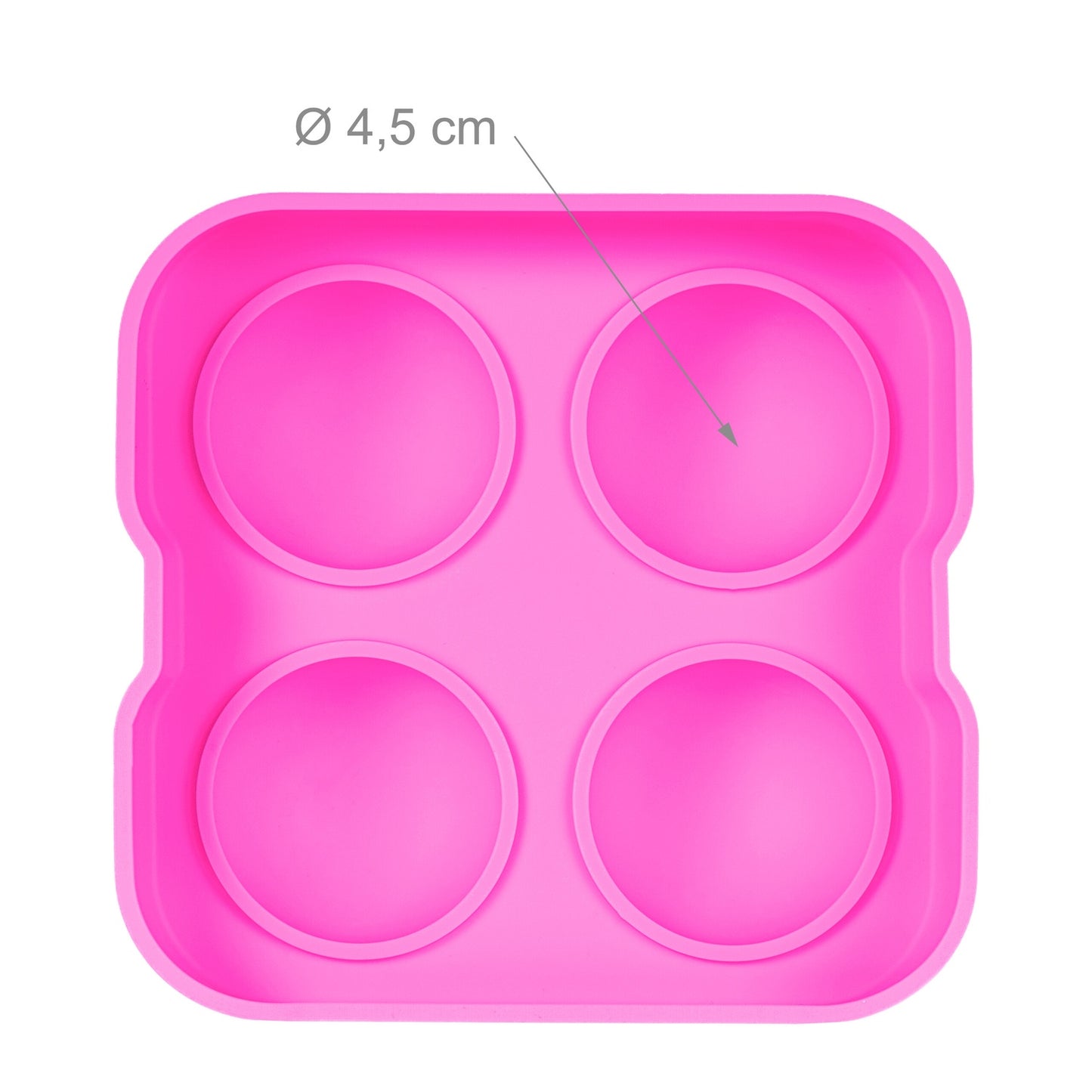 Silicone ice cube mold set of 2