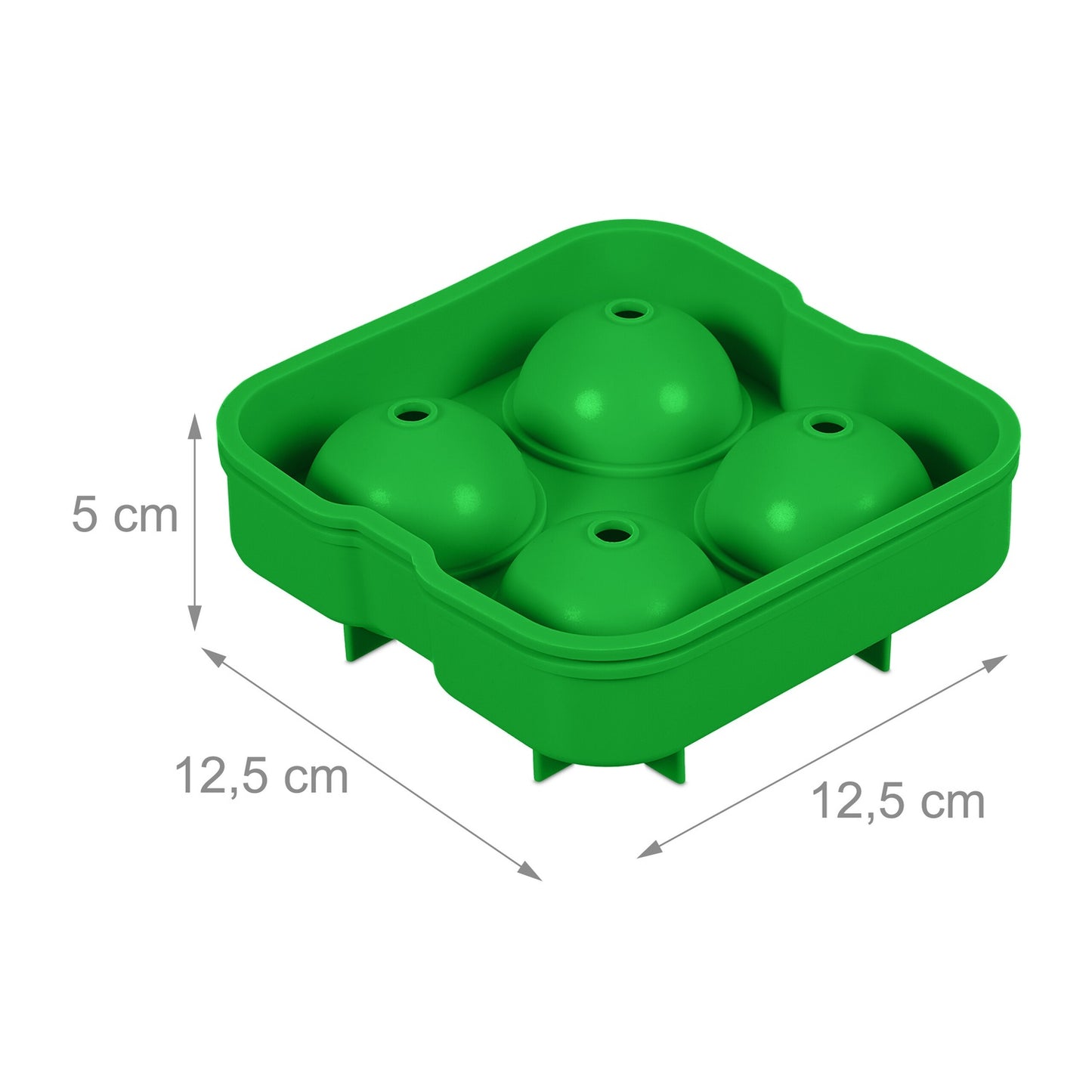 Silicone ice cube mold set of 2