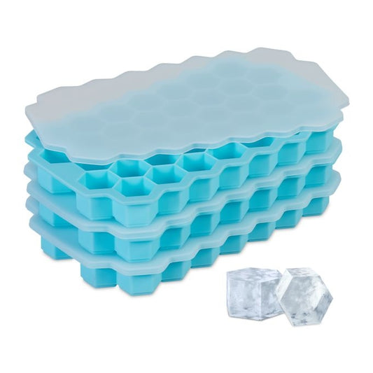 Silicone ice cube mold set of 3