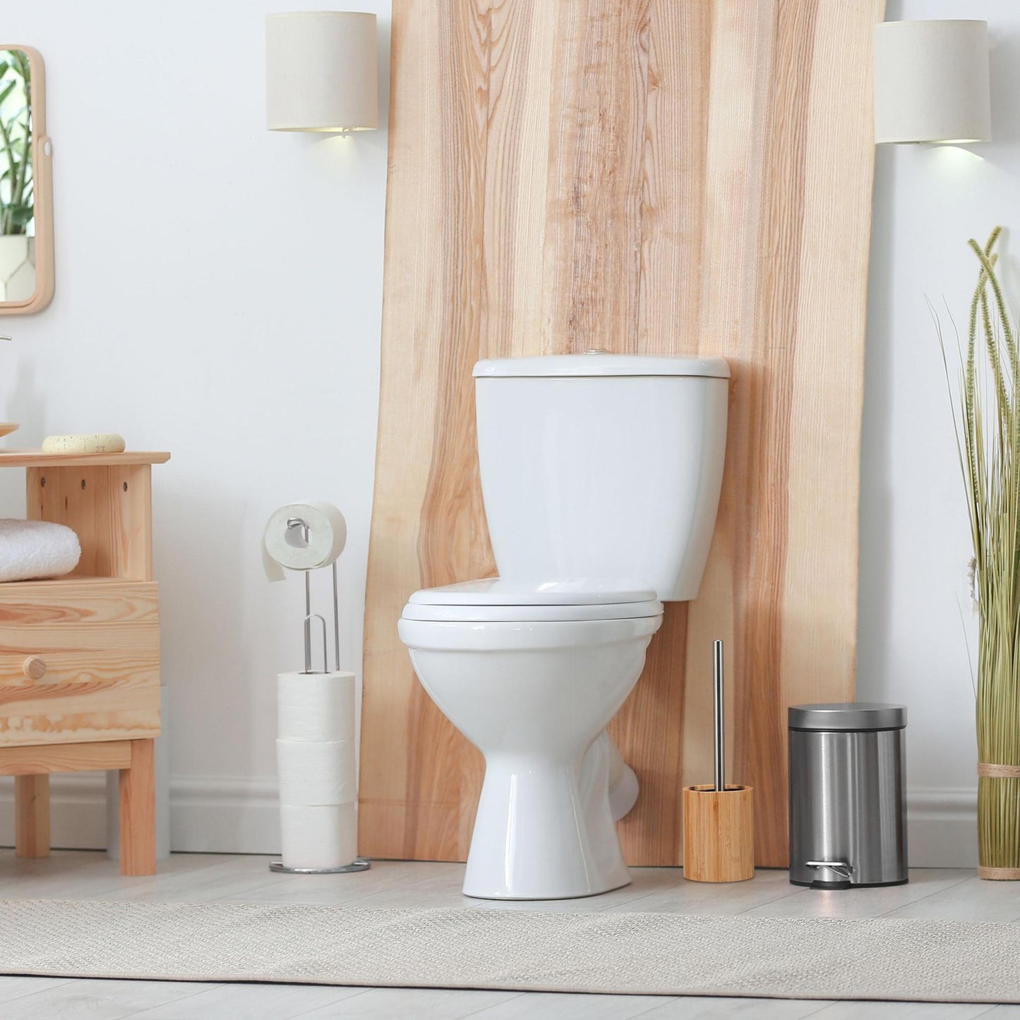 Silicone toilet brush