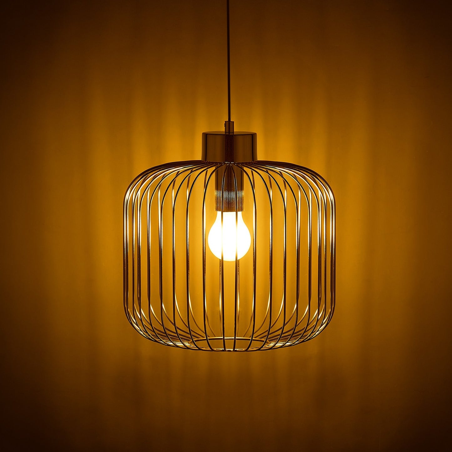 Silver Metal Pendant Lamp