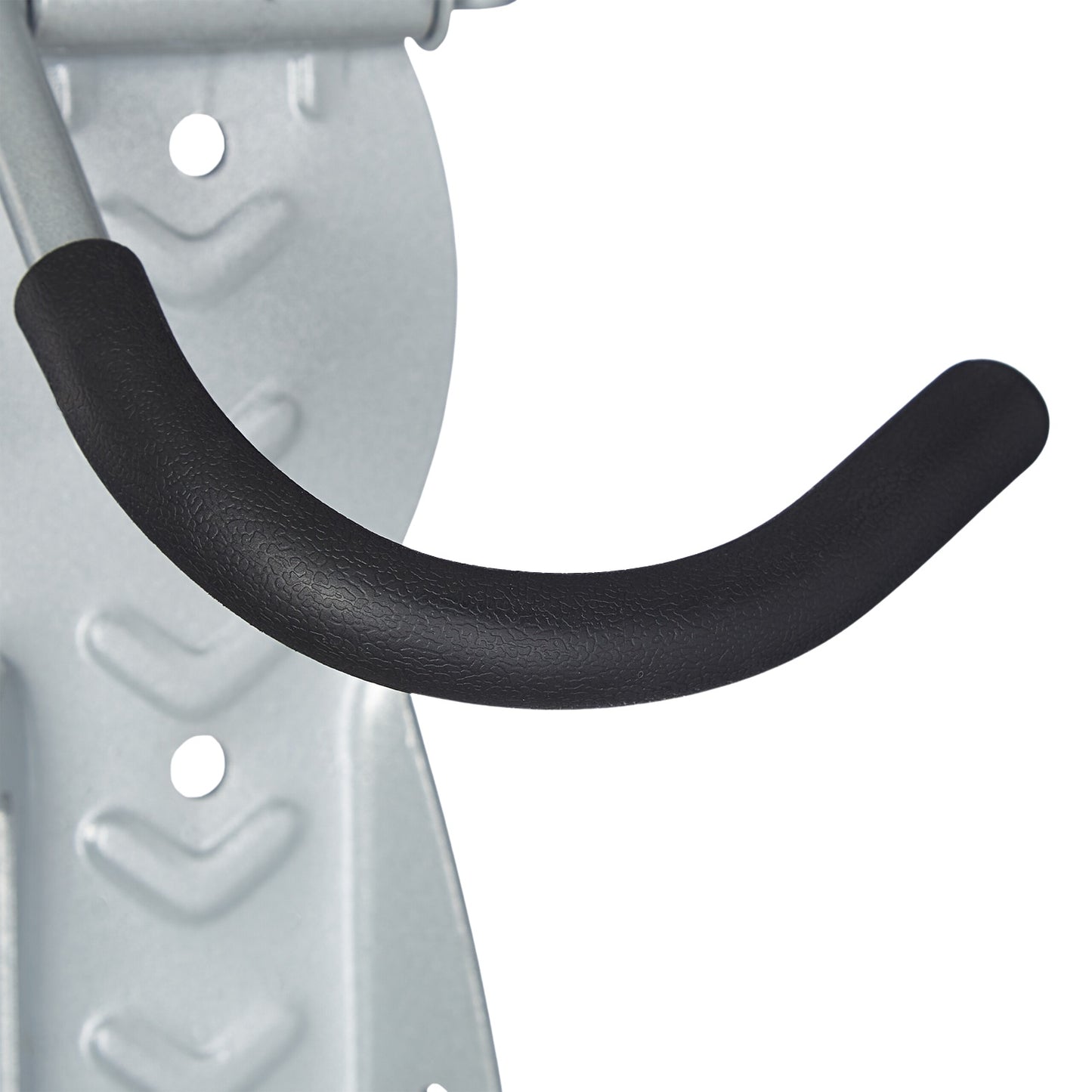 Silver bicycle wall bracket set of 2