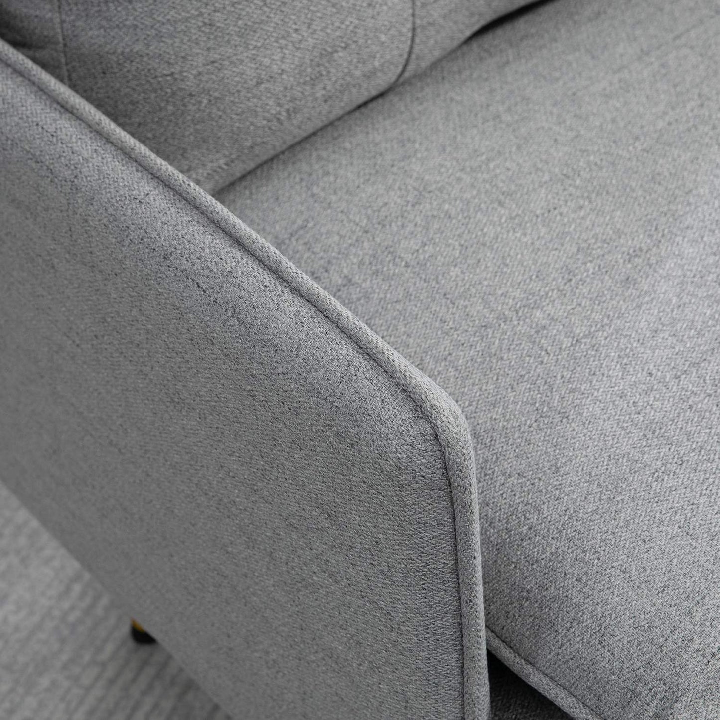 Lounge Armchair; Linen look, cushion, 120 kg capacity